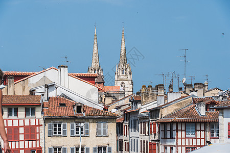 法国巴约内市中心圣玛丽哥特大教堂 城市 建筑学图片