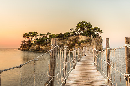 浮雕岛的美丽景色 希腊 欧洲 扎金索斯岛 索斯蒂斯港的春景 自然概念背景之美 长期接触 客串 假期图片