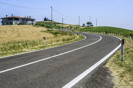 圣马力诺的公路 天 现代的 欧洲 自然 夏天 房子图片