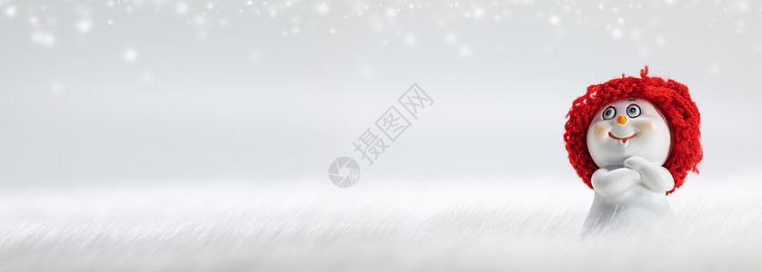 冬季背景的雪人玩具 庆祝 十二月 冬天 围巾 装饰品 降雪图片