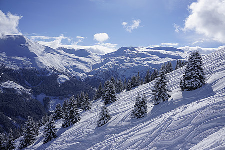 Bad Gastein滑雪胜地的观景 欧洲图片