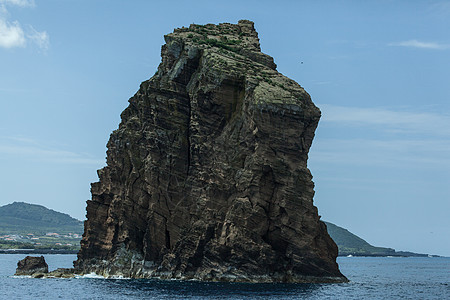 亚速尔 葡萄牙 微微 游客 海岸 天空 假期 海岸线图片