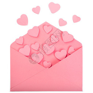 白色的粉红情信 卡片 邮政 装饰风格 纸 婚礼 礼物 庆典背景图片