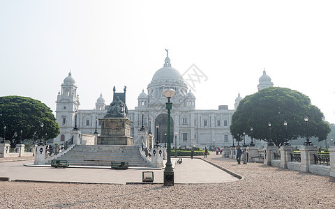 维多利亚纪念堂主楼 旧英国帝国占领印度时代的标志性基础设施 博物馆和旅游目的地和遗产地 印度西孟加拉邦加尔各答 2019 年 5图片
