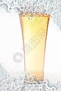 银上雪花的复合图像 喜庆 液体 饮料 喜庆的 圣诞节的时候图片