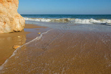 奥尔胡斯·德阿瓜 太阳 阿尔布费拉 海滩 水 海岸 大西洋图片