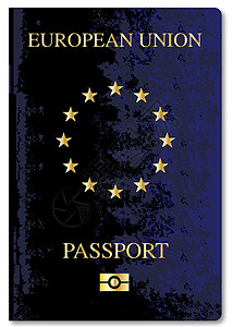 欧洲联盟护照 联邦护照 生物识别 旅行 鉴别 登机 游客背景图片