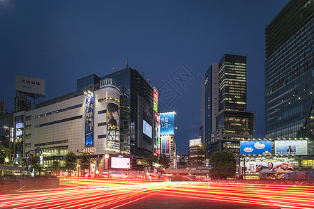 Shibuya车站前的涉谷交叉交界处 城市生活图片