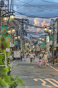 雅纳卡银座街购物街 旧旧法老街 江户文化 日本 旅游图片