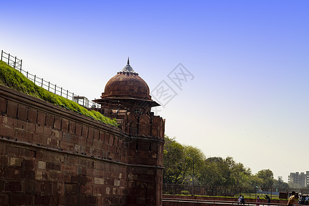 Lal Qila - 印度德里的红堡 印度1648年由第五名莫卧儿皇帝沙阿贾汉建造 石头 地标图片