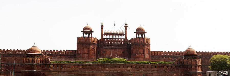 Lal Qila - 印度德里的红堡 印度1648年由第五名莫卧儿皇帝沙阿贾汉建造 堡垒 建筑学图片