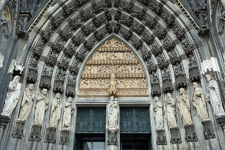 科隆大教堂入口 德国 教会 门户网站 建筑 主场图片