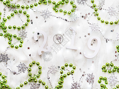 圣诞节和新年背景 编号2019 绿色装饰背景图片