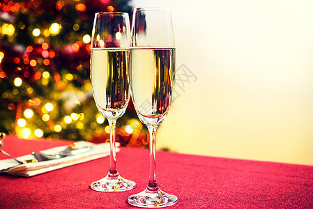 圣诞节 - 新年香槟图片