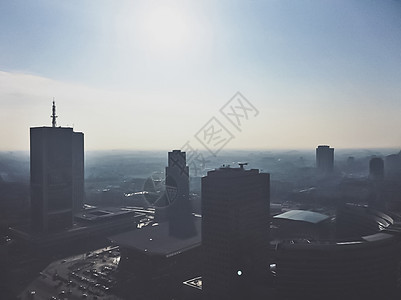 波兰华沙市中心现代公司办公大楼摩天大楼 波兰华沙 户外 欧洲联盟图片