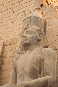 Ramses II雕像视图 卢克索 埃及 图片