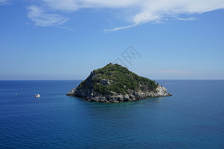 Bergeggi 岛 利古里亚 - 意大利 自然保护区 天图片