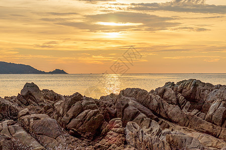 普吉岛安达曼海日落 泰国 自然 海景 海滩 蓝色的图片