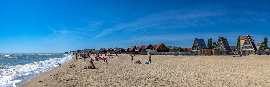 乌克兰Grigoryevka黑海海滩 季节图片