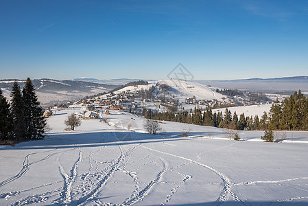 Podhale 冬季风景图片