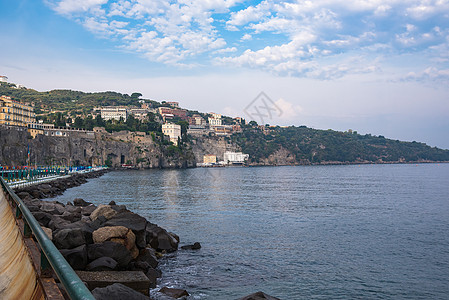 Sorrento镇克里夫海岸 村庄 风景 自然图片