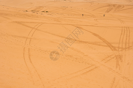 Mui Ne的黄沙沙沙丘是越南热门旅游胜地 户外 场景图片