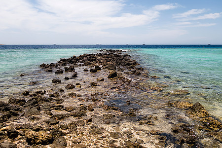 埃及红海沙漠岩石海岸风景图片