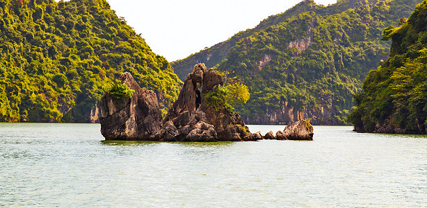 长湾绿岛 长山越南 地标 热带 美丽 旅游图片