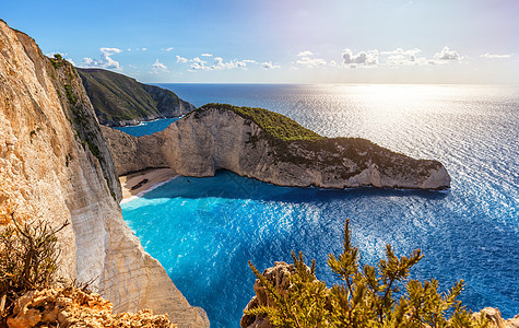 世界上最美丽的海滩 沉船海滩 夏天 泻湖 天空图片