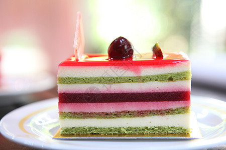 彩色水果蛋糕 假期 馅饼 糖 浆果 吃 甜点 庆祝图片