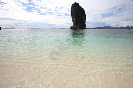 海 云 蓝色的 美丽 波纹 自然 夏天 场景图片