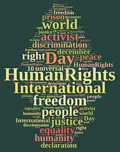 国际人权日 插图 十二月 和平 多样性 自由 世界图片