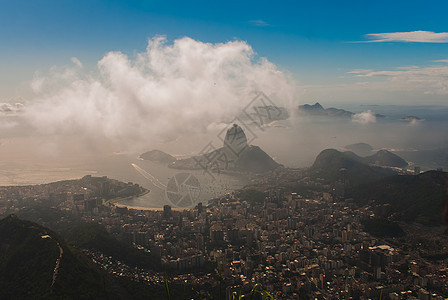 巴西里约热内卢和Botafogo海滩 从Corcovado观看 旅行 海岸图片