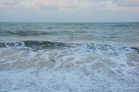 波浪和沙沙滩背景 温暖的 美丽的 海浪 自然 支撑 天堂图片