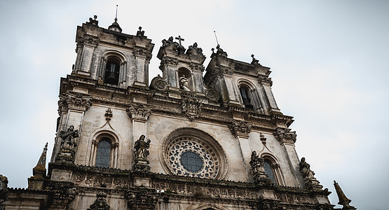 葡萄牙Alcobaca修道院的建筑结构图 罗马的 杰作图片