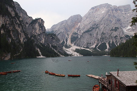 布赖人湖湖 美丽 游客 运动 山 自然 旅行 远足 假期图片