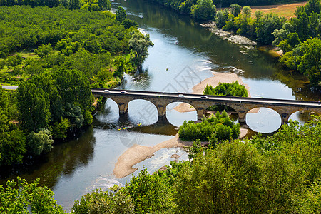 Castelnaud的多多纳河 爬坡道 游览图片