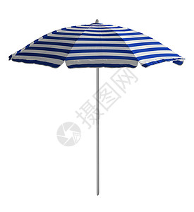 海滩雨伞 - 蓝白条纹 小路 蓝色的 阴影 旅行 假期图片