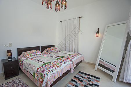 豪华假日别墅室内卧室设计设计 窗帘 公寓 小地毯图片