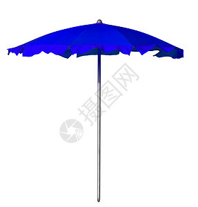 海滩雨伞-蓝色 蓝色的 阴影 热带 棕褐色 夏天图片