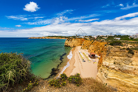 在Portimao Algarve和Portug的Carenanos海滩 葡萄牙 大西洋图片