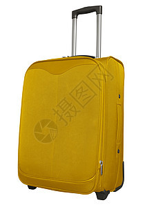 旅行袋 - 黄色 闲暇 手提包 行李 运输 小路 手提箱背景图片