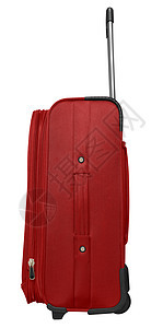 旅行袋 - 红色 运输 手提箱 小路 国外 闲暇 包装背景图片