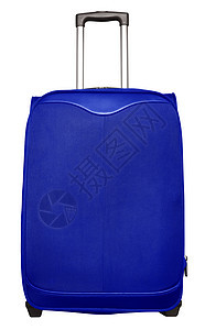 旅行袋 - 蓝色 小路 闲暇 手提箱 游客 假期 运输背景图片