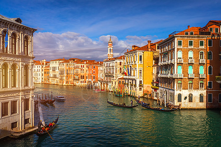 意大利威尼斯的里亚尔托桥 威尼斯大运河 建筑 威尼斯运河 欧洲图片