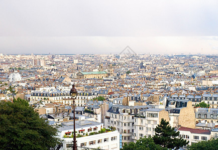巴黎风景 地标 城市 假期 法国 旅游 蒙马特 欧洲 历史性背景图片