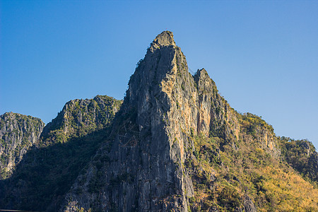 黎府 美丽 泰国 树 山 爬坡道 亚洲 日出 美丽的 国家的图片