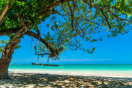 白沙滩 Khao Lak 亚洲 海 宁静 晴天图片