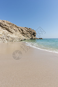 阿曼Ras Al Jinz野外海岸海滩 支撑图片