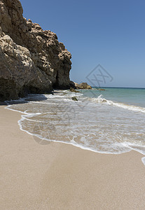 阿曼Ras Al Jinz野外海岸海滩 清除图片